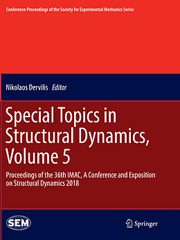 Couverture cartonnée Special Topics in Structural Dynamics, Volume 5 de 