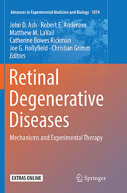 Kartonierter Einband Retinal Degenerative Diseases von 