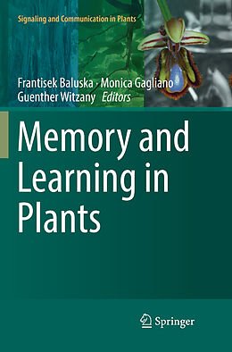 Couverture cartonnée Memory and Learning in Plants de 