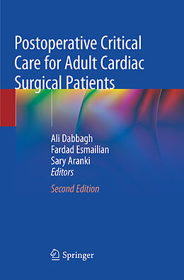 Kartonierter Einband Postoperative Critical Care for Adult Cardiac Surgical Patients von 
