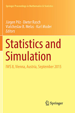 Kartonierter Einband Statistics and Simulation von 