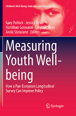 Couverture cartonnée Measuring Youth Well-being de 