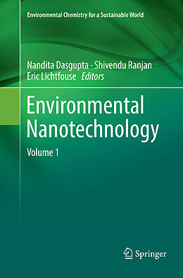 Couverture cartonnée Environmental Nanotechnology de 