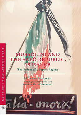 Couverture cartonnée Mussolini and the Salò Republic, 1943 1945 de H. James Burgwyn