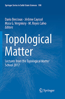 Couverture cartonnée Topological Matter de 