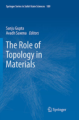 Kartonierter Einband The Role of Topology in Materials von 