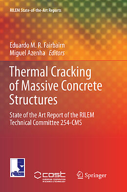 Couverture cartonnée Thermal Cracking of Massive Concrete Structures de 