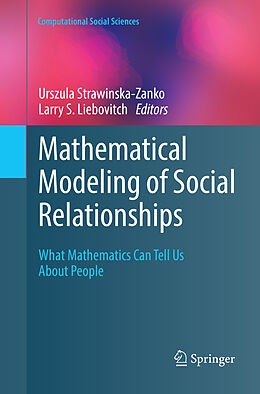 Kartonierter Einband Mathematical Modeling of Social Relationships von 
