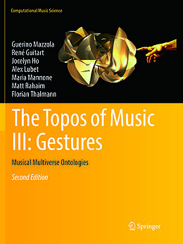 Couverture cartonnée The Topos of Music III: Gestures de Guerino Mazzola, René Guitart, Jocelyn Ho
