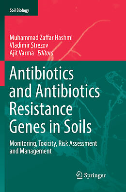 Couverture cartonnée Antibiotics and Antibiotics Resistance Genes in Soils de 