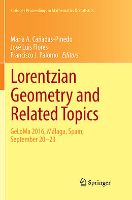 Couverture cartonnée Lorentzian Geometry and Related Topics de 