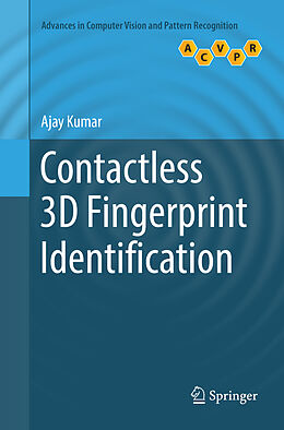 Couverture cartonnée Contactless 3D Fingerprint Identification de Ajay Kumar