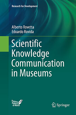 Couverture cartonnée Scientific Knowledge Communication in Museums de Edoardo Rovida, Alberto Rovetta