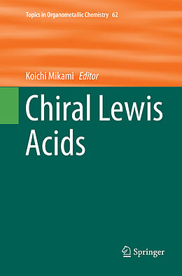 Couverture cartonnée Chiral Lewis Acids de 