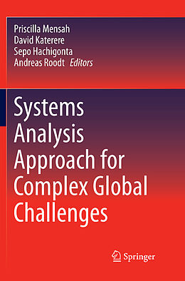 Couverture cartonnée Systems Analysis Approach for Complex Global Challenges de 