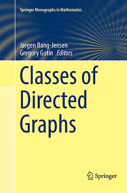 Couverture cartonnée Classes of Directed Graphs de 