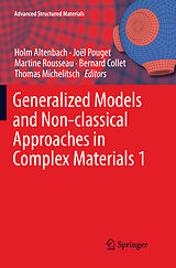 Couverture cartonnée Generalized Models and Non-classical Approaches in Complex Materials 1 de 