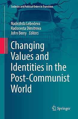 Couverture cartonnée Changing Values and Identities in the Post-Communist World de 