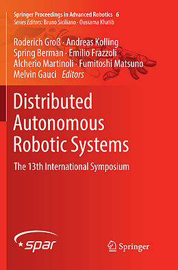 Couverture cartonnée Distributed Autonomous Robotic Systems de 