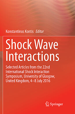 Kartonierter Einband Shock Wave Interactions von 