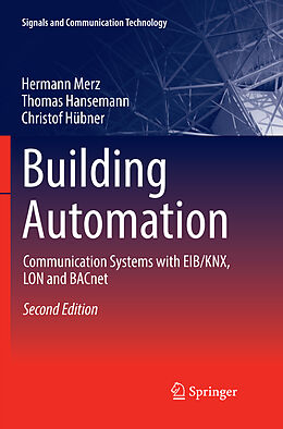 Couverture cartonnée Building Automation de Hermann Merz, Thomas Hansemann, Christof Hübner