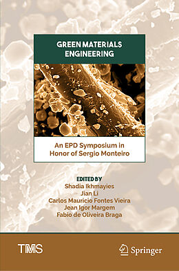 Livre Relié Green Materials Engineering de 