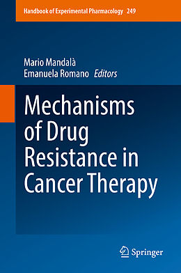 Fester Einband Mechanisms of Drug Resistance in Cancer Therapy von 