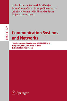 Kartonierter Einband Communication Systems and Networks von 