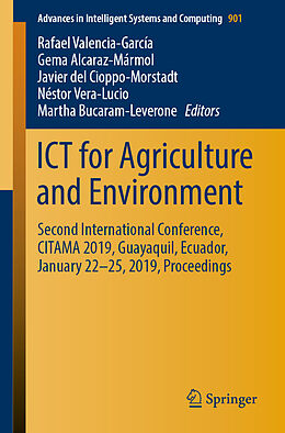 Kartonierter Einband ICT for Agriculture and Environment von 