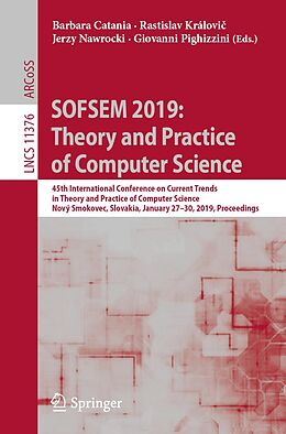 E-Book (pdf) SOFSEM 2019: Theory and Practice of Computer Science von 