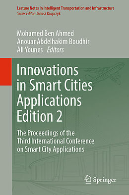 Couverture cartonnée Innovations in Smart Cities Applications Edition 2 de 