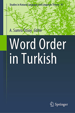 Livre Relié Word Order in Turkish de 