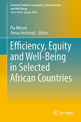 Livre Relié Efficiency, Equity and Well-Being in Selected African Countries de 