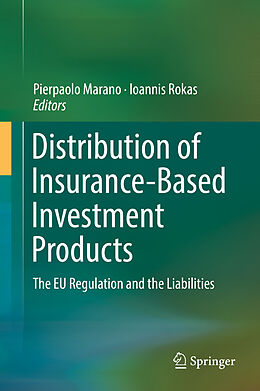 Fester Einband Distribution of Insurance-Based Investment Products von 