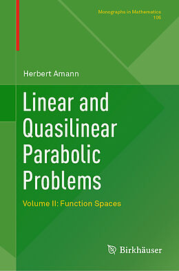 Livre Relié Linear and Quasilinear Parabolic Problems de Herbert Amann