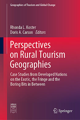 Fester Einband Perspectives on Rural Tourism Geographies von 