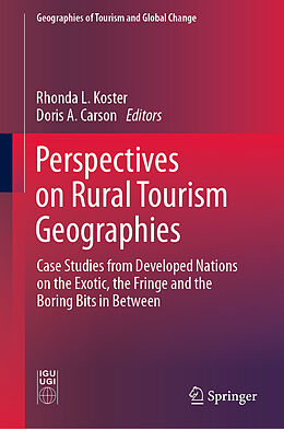 Kartonierter Einband Perspectives on Rural Tourism Geographies von 