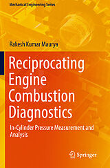 Couverture cartonnée Reciprocating Engine Combustion Diagnostics de Rakesh Kumar Maurya