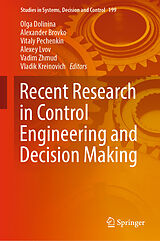 eBook (pdf) Recent Research in Control Engineering and Decision Making de 