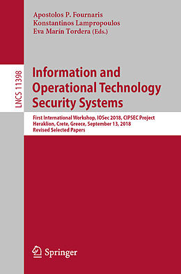 Kartonierter Einband Information and Operational Technology Security Systems von 