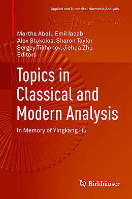 Fester Einband Topics in Classical and Modern Analysis von 