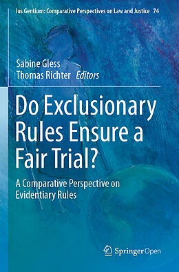 Couverture cartonnée Do Exclusionary Rules Ensure a Fair Trial? de 