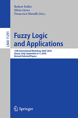 Kartonierter Einband Fuzzy Logic and Applications von Francesco Masulli