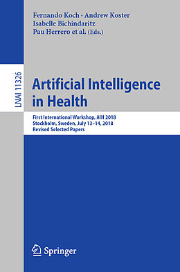 Kartonierter Einband Artificial Intelligence in Health von 