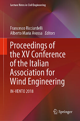 Kartonierter Einband Proceedings of the XV Conference of the Italian Association for Wind Engineering von 