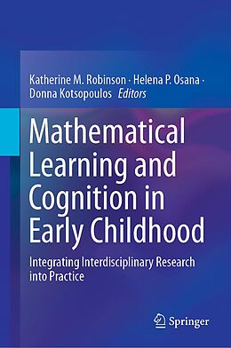 eBook (pdf) Mathematical Learning and Cognition in Early Childhood de 