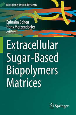 Couverture cartonnée Extracellular Sugar-Based Biopolymers Matrices de 