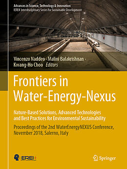 Fester Einband Frontiers in Water-Energy-Nexus Nature-Based Solutions, Advanced Technologies and Best Practices for Environmental Sustainability von 