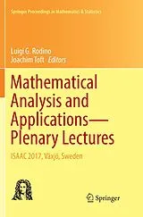 Kartonierter Einband Mathematical Analysis and Applications-Plenary Lectures von 