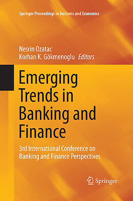 Couverture cartonnée Emerging Trends in Banking and Finance de 